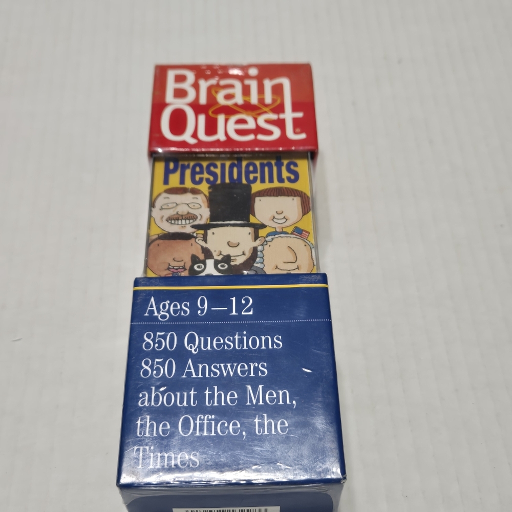 Brain Quest Presidents Card Decks  NEW